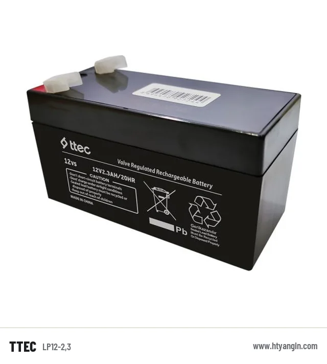 12V 2,3Ah Kuru Tip Bakımsız Akü