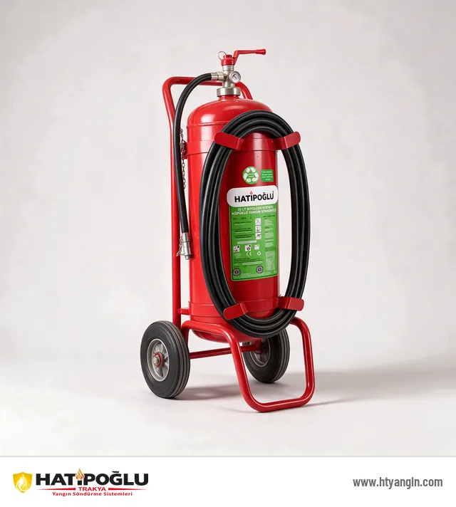 Tekerlekli Biyolojik (Fire Gel) Söndürücü 25 lt
