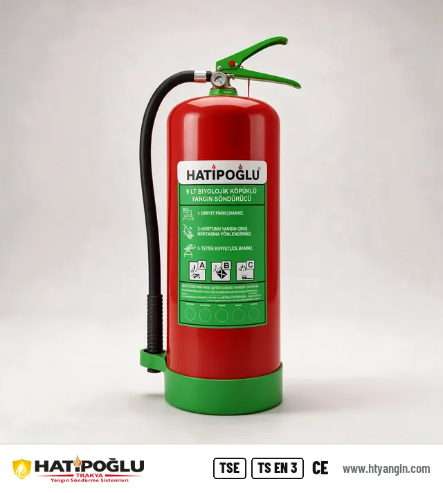 Biyolojik (Fire Gel) Yangın Söndürücü 9 lt