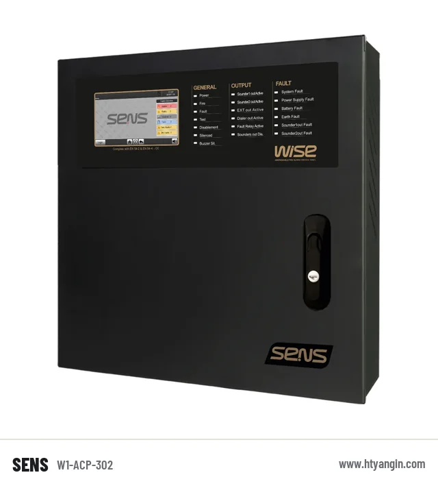 Sens WISE 2 Loop Adreslenebilir Yangın Alarm Paneli W1-ACP-302