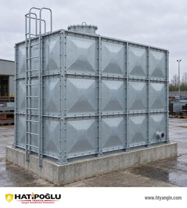 Galvaniz Modüler Panel Su Deposu